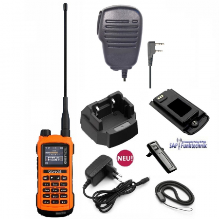 Albrecht Tectalk Duo Set, PMR446 + Freenet (1W) inkl. SPM HD-01 Lautsprechermikrofon